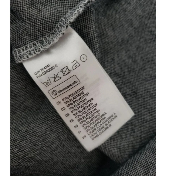 H&M Divided Black & White Speckled  Cocktail Mini Tank Dress Size 6 Low back - Picture 7 of 9